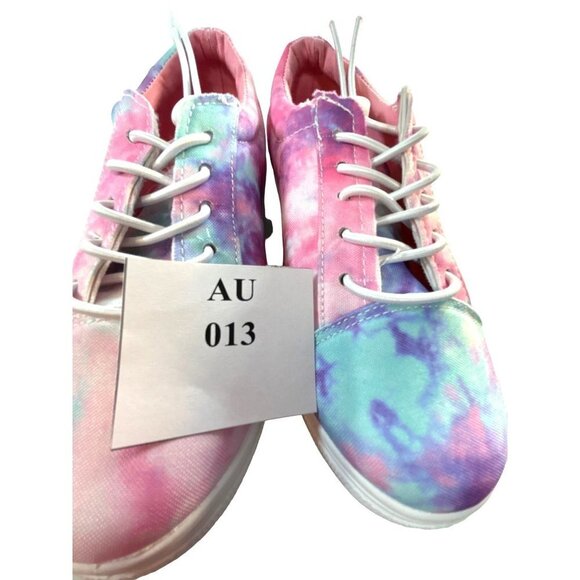 Olivia Miller Girls Slip on Sneakers Multicolored Ty Dye Size 1 - Picture 8 of 8